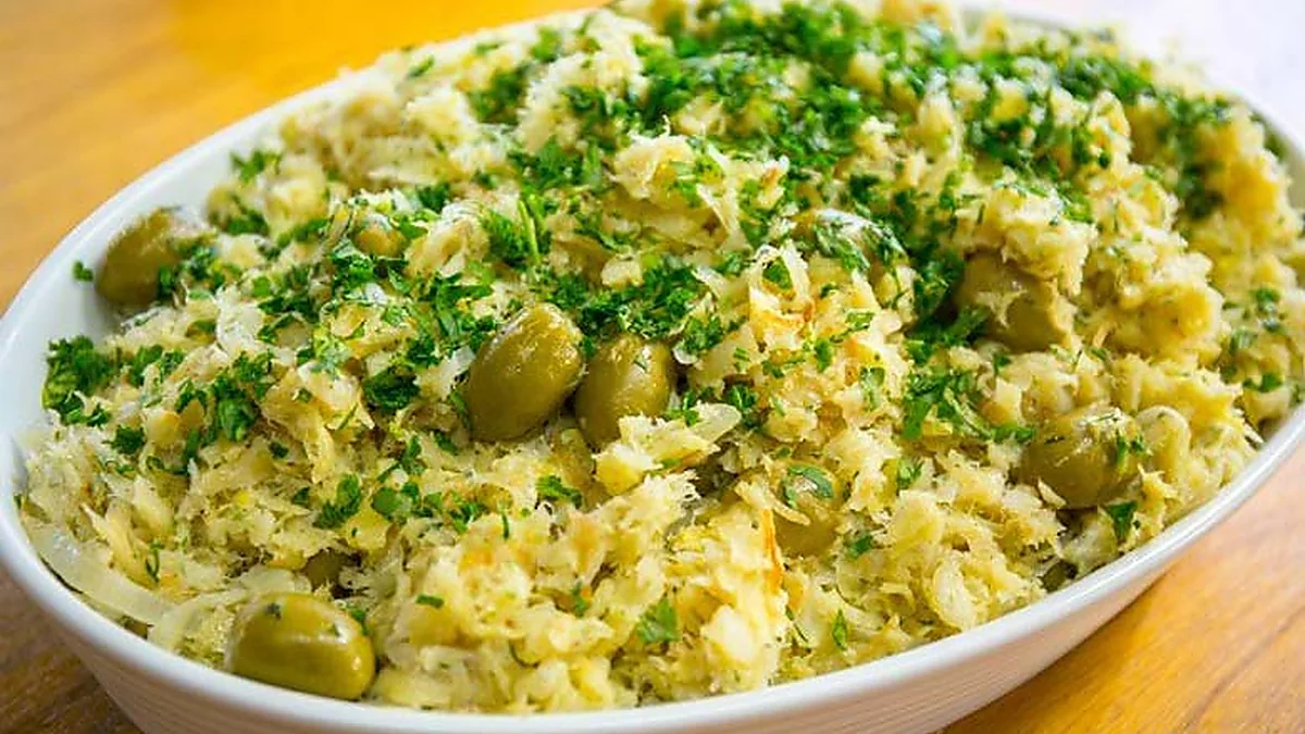 Bacalhau Desfiado Com Batata