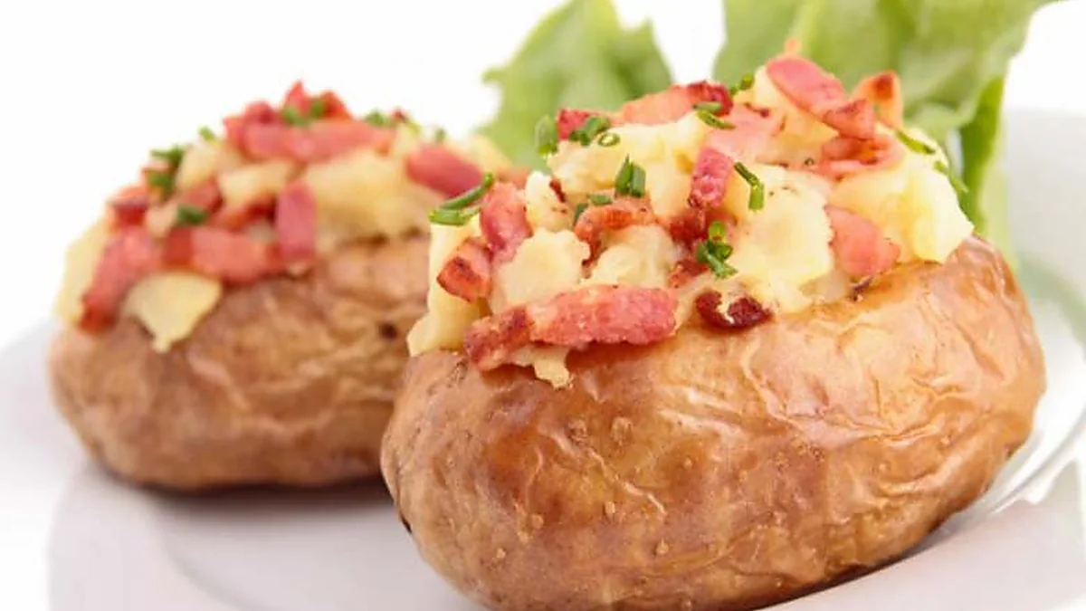 Batata Recheada com Bacon