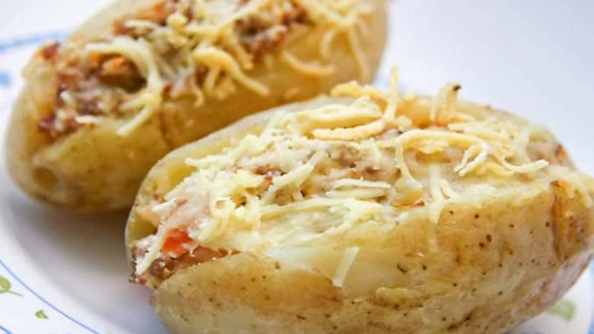 Batata Recheada com Frango