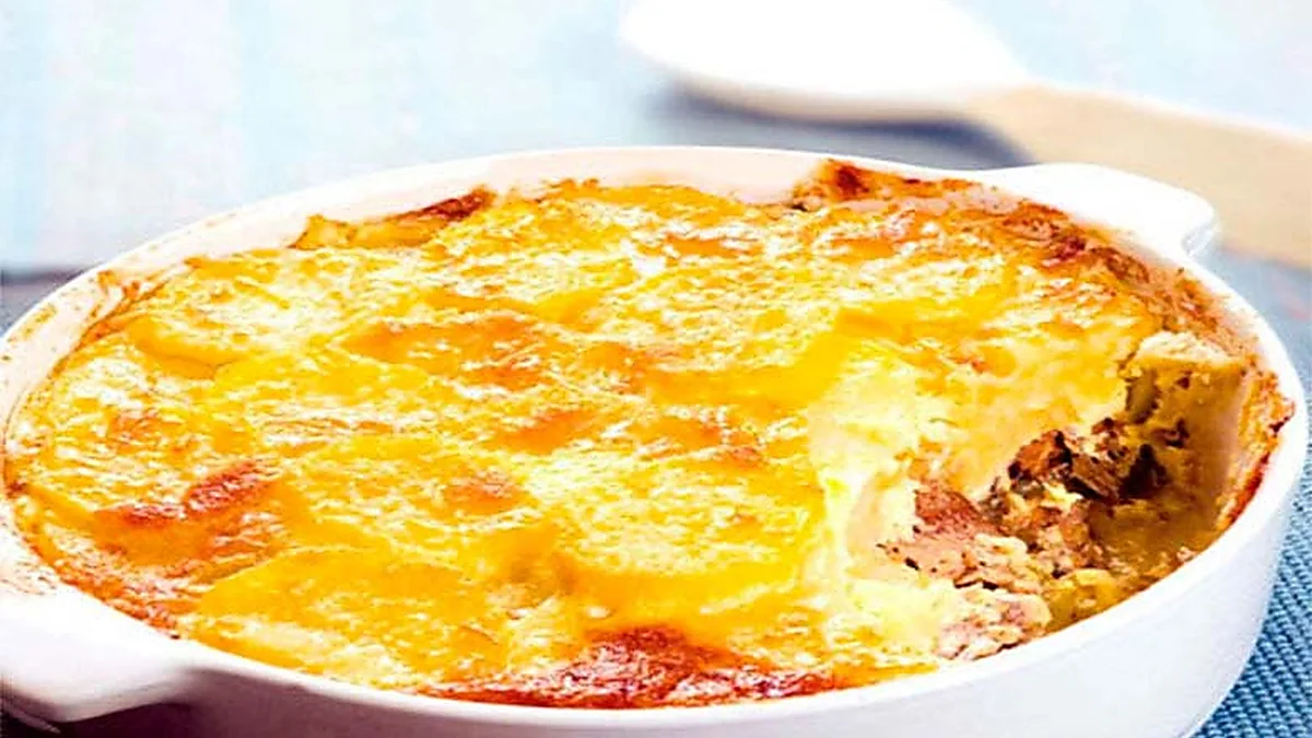 Batatas Gratinadas com Sardinha