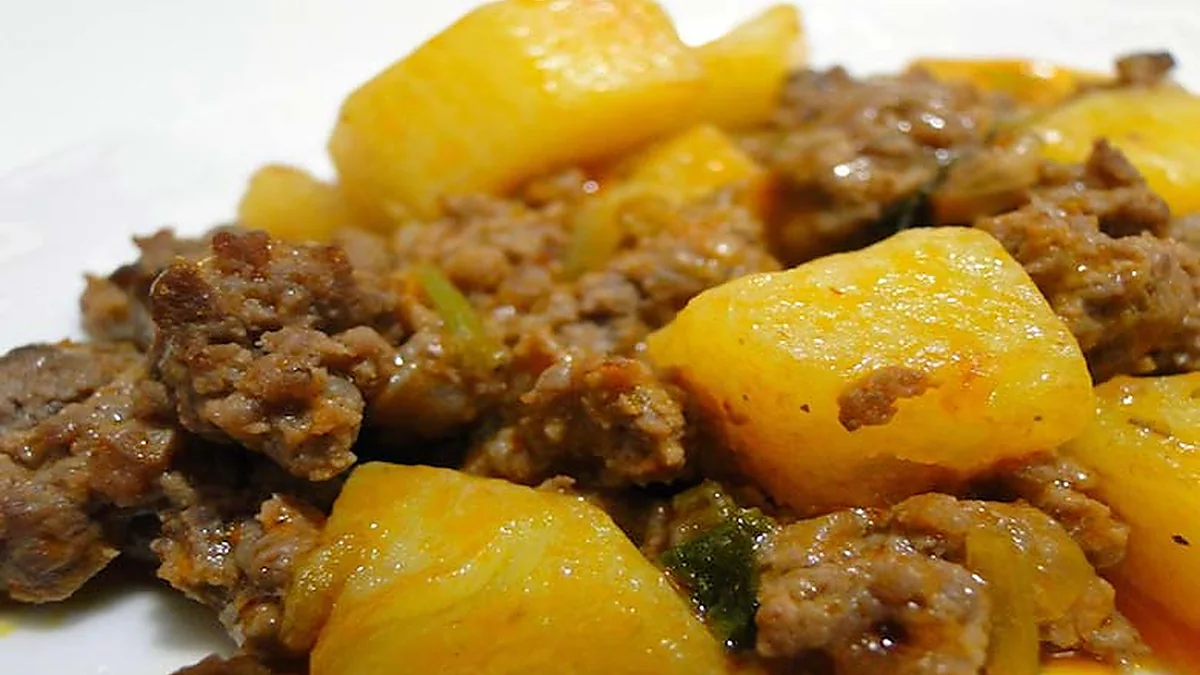 Carne Moída Com Batata