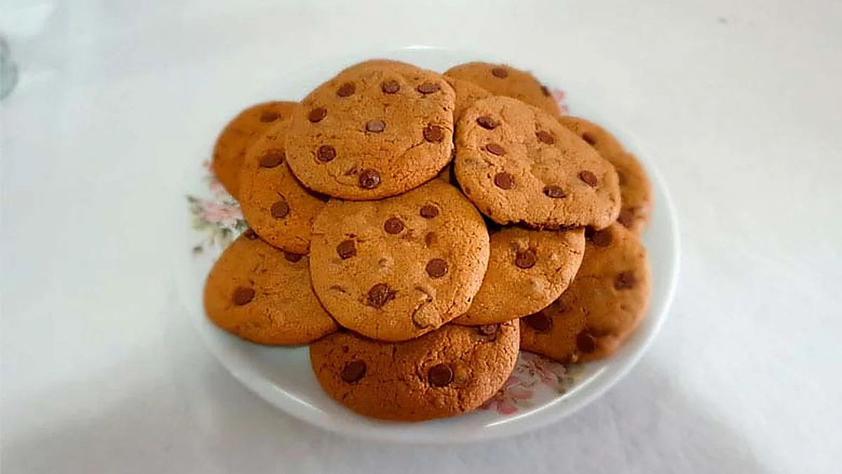 Cookies com Gotas de Chocolate