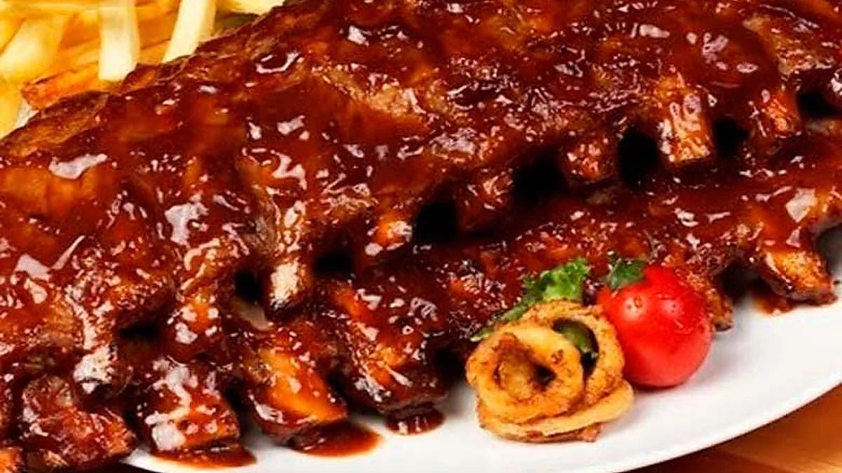 Costela com Molho Barbecue