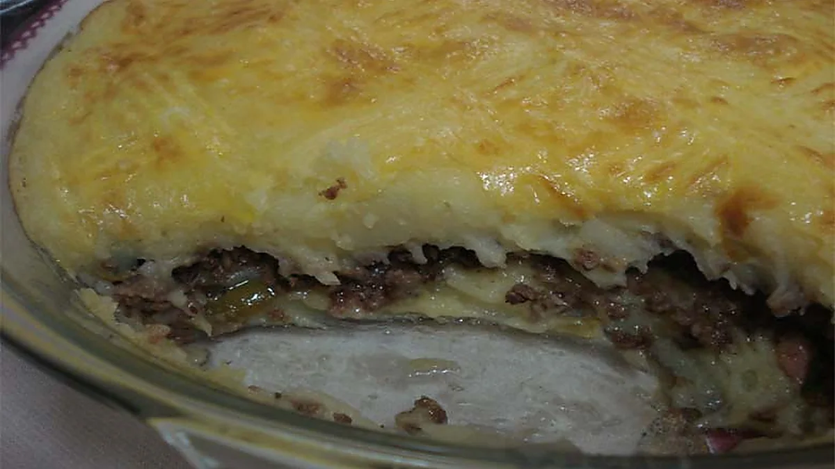 Escondidinho De Batata Com Carne Moída