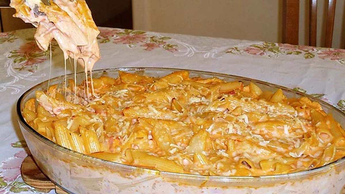 Macarrão com Requeijão