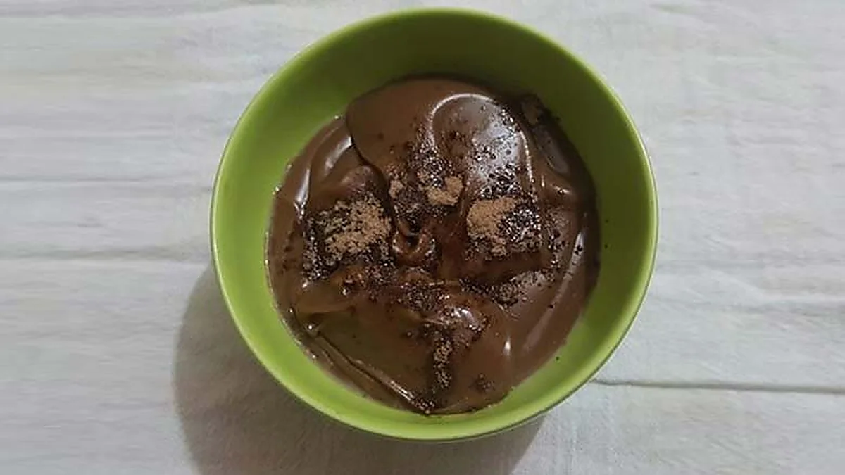Mingau De Maisena e Chocolate