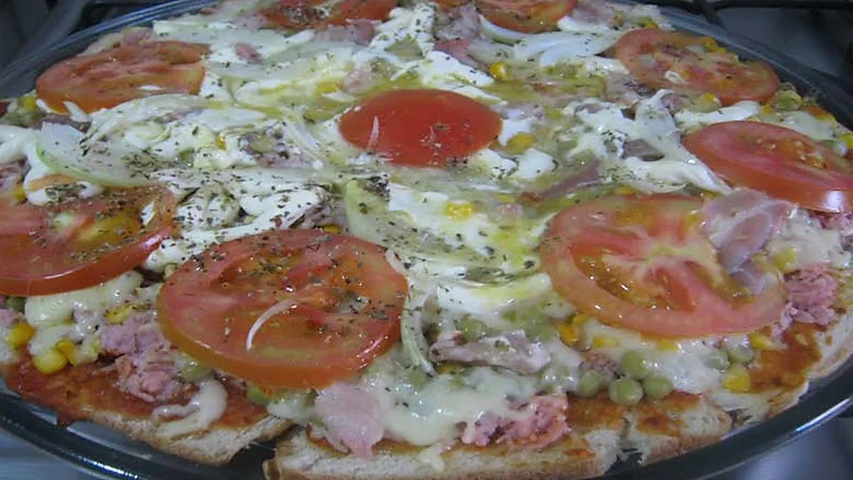 Pizza De Pão De Forma