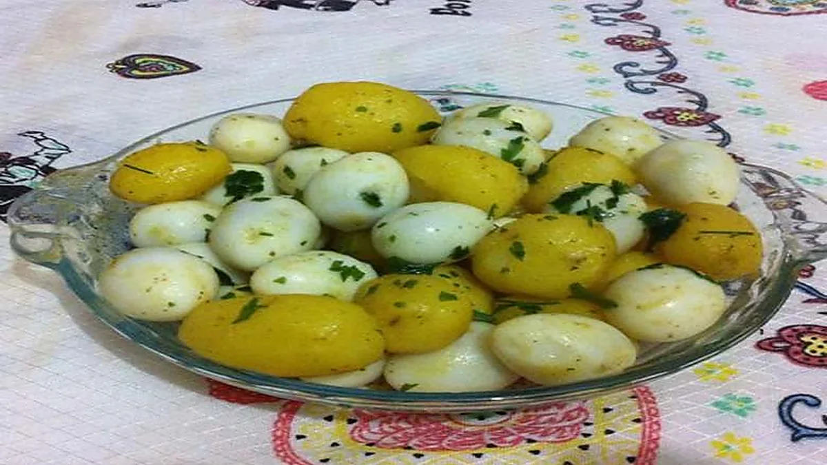 Salada De Batata Com Ovo De Codorna