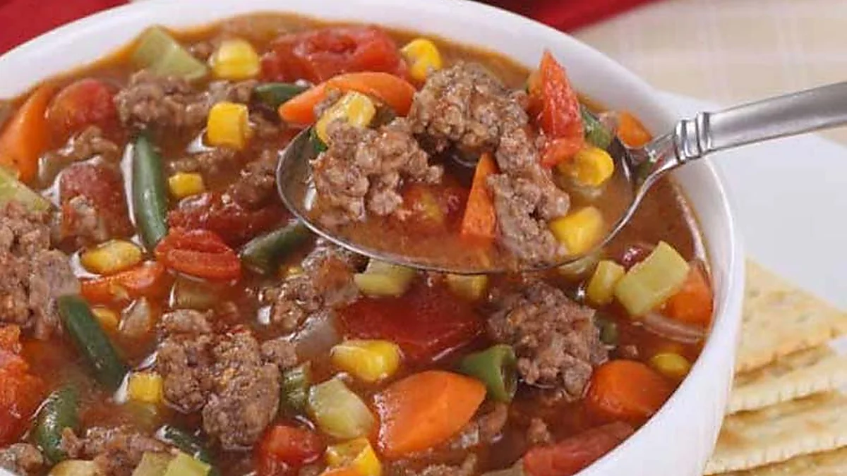 Sopa de Carne com Legumes