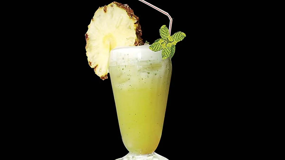 Suco De Abacaxi Com Hortelã