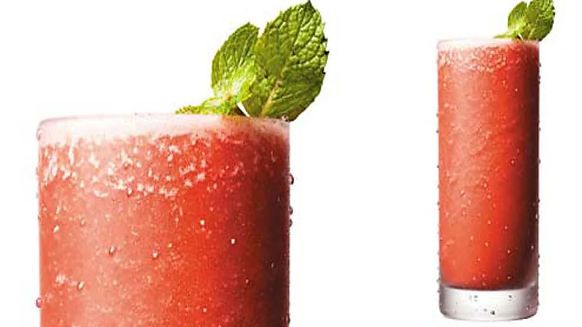 Suco Refrescante de Goiaba e Hortelã