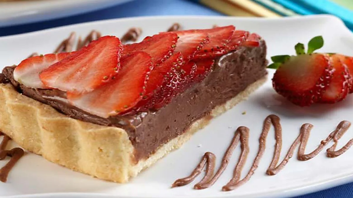 Torta de Nutella com Morango
